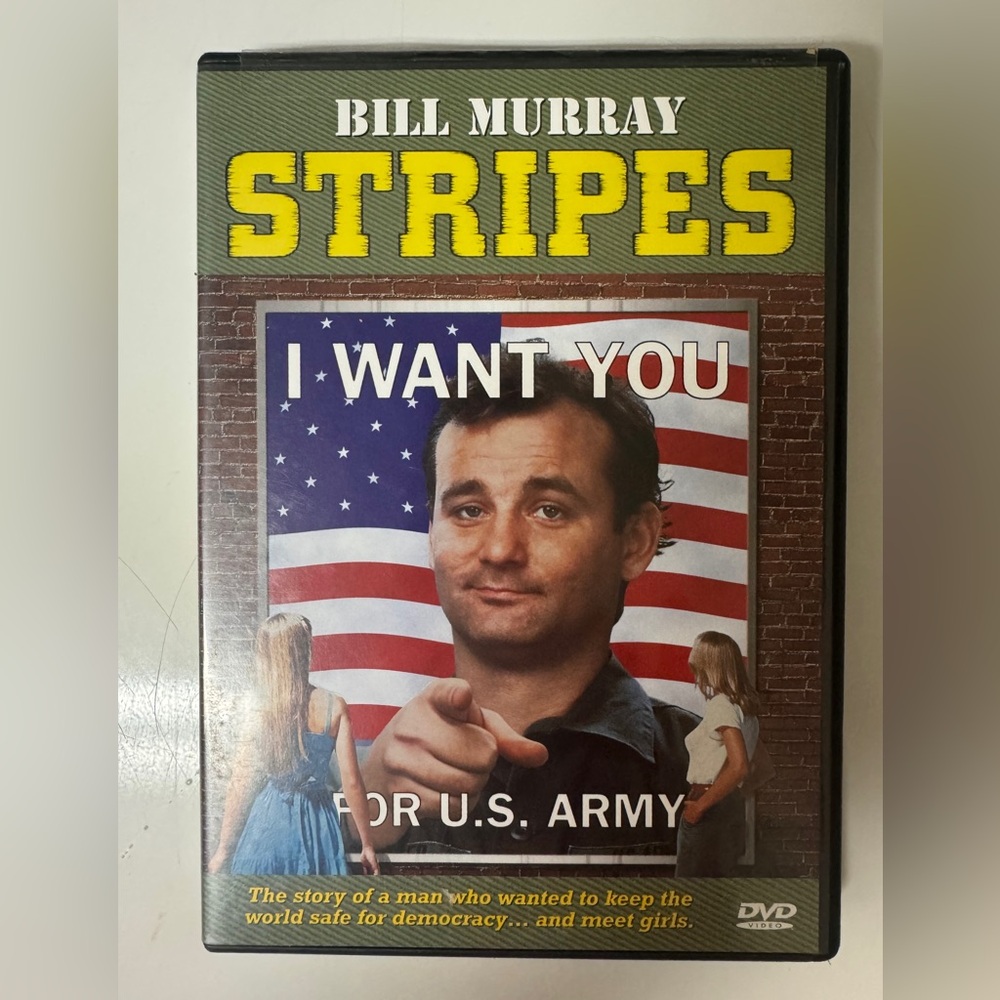 Bill Murray Stripes DVD Comedy Widescreen and Full Screen NTSC Version EUC